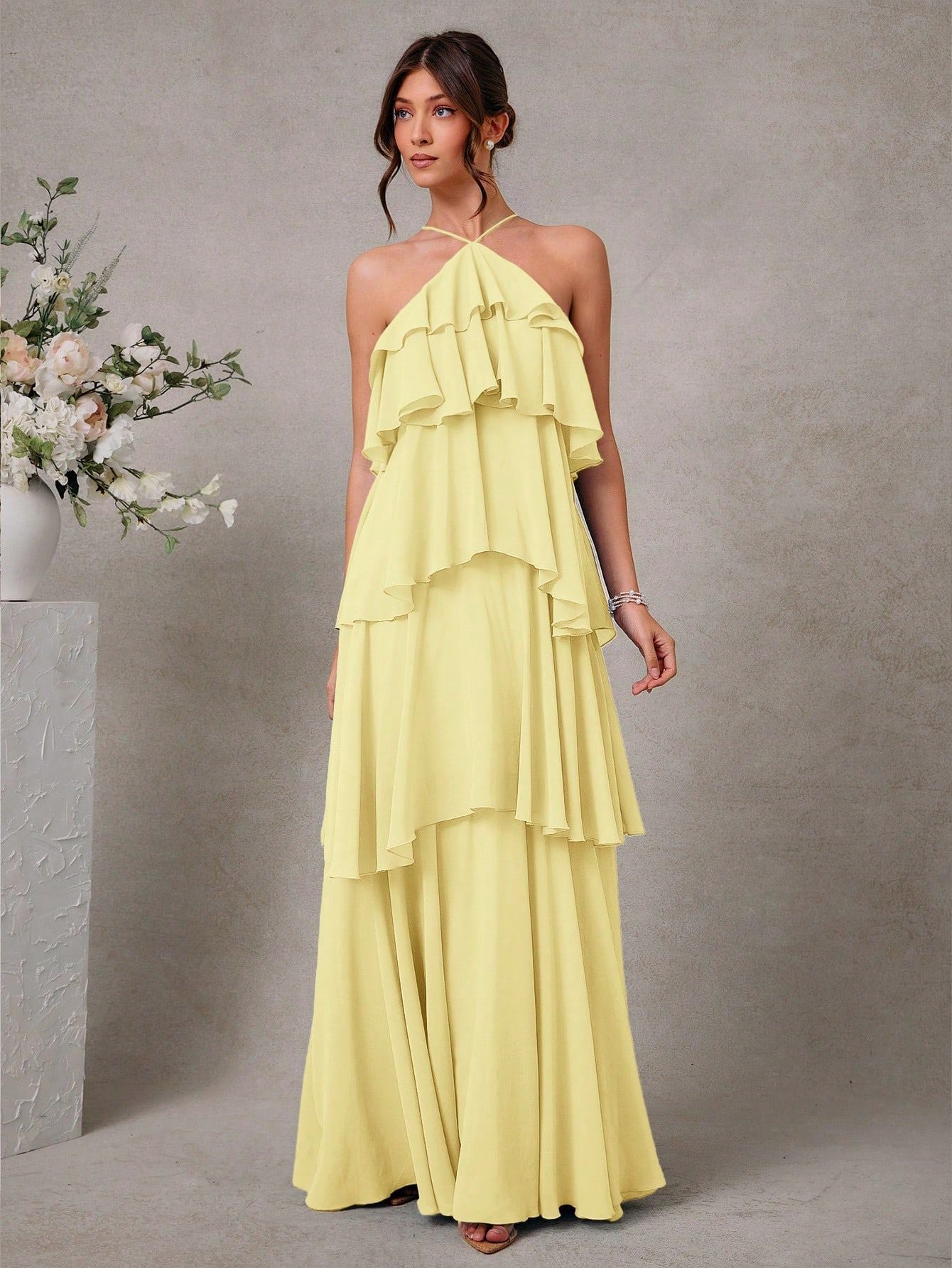 Ruffle Maxi Dress