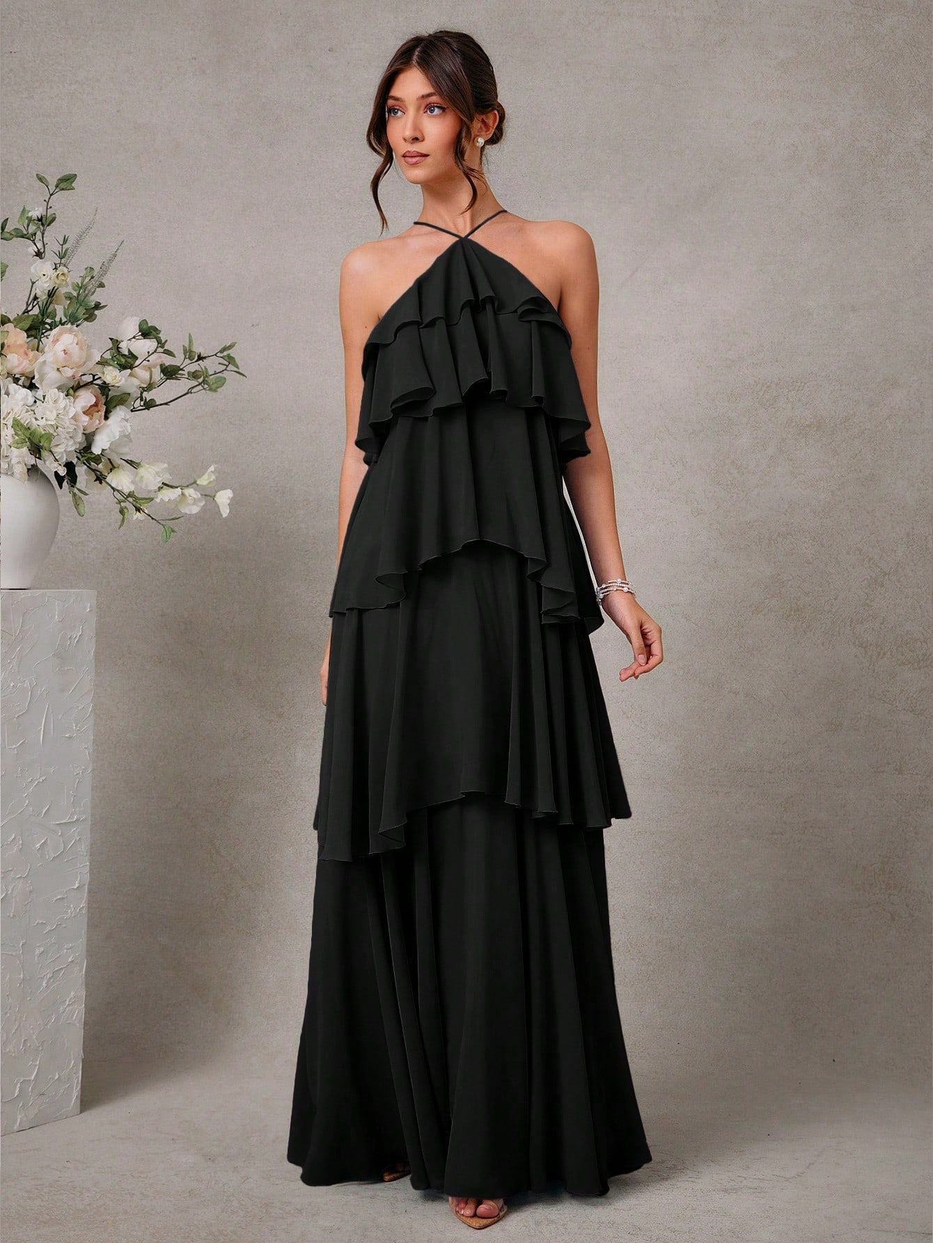 Ruffle Maxi Dress