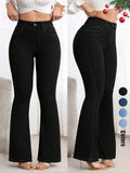 🔥 Curves Sculpting Butt Lifter Bell Bottoms – Casual & Party Stretch Jeans 💃