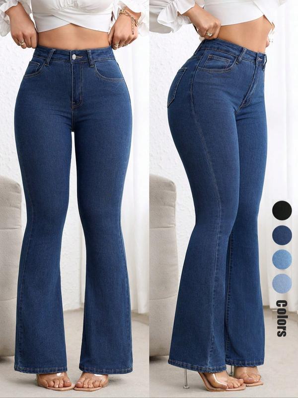 🔥 Curves Sculpting Butt Lifter Bell Bottoms – Casual & Party Stretch Jeans 💃