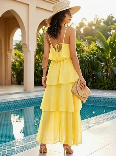 Ruffle Maxi Dress